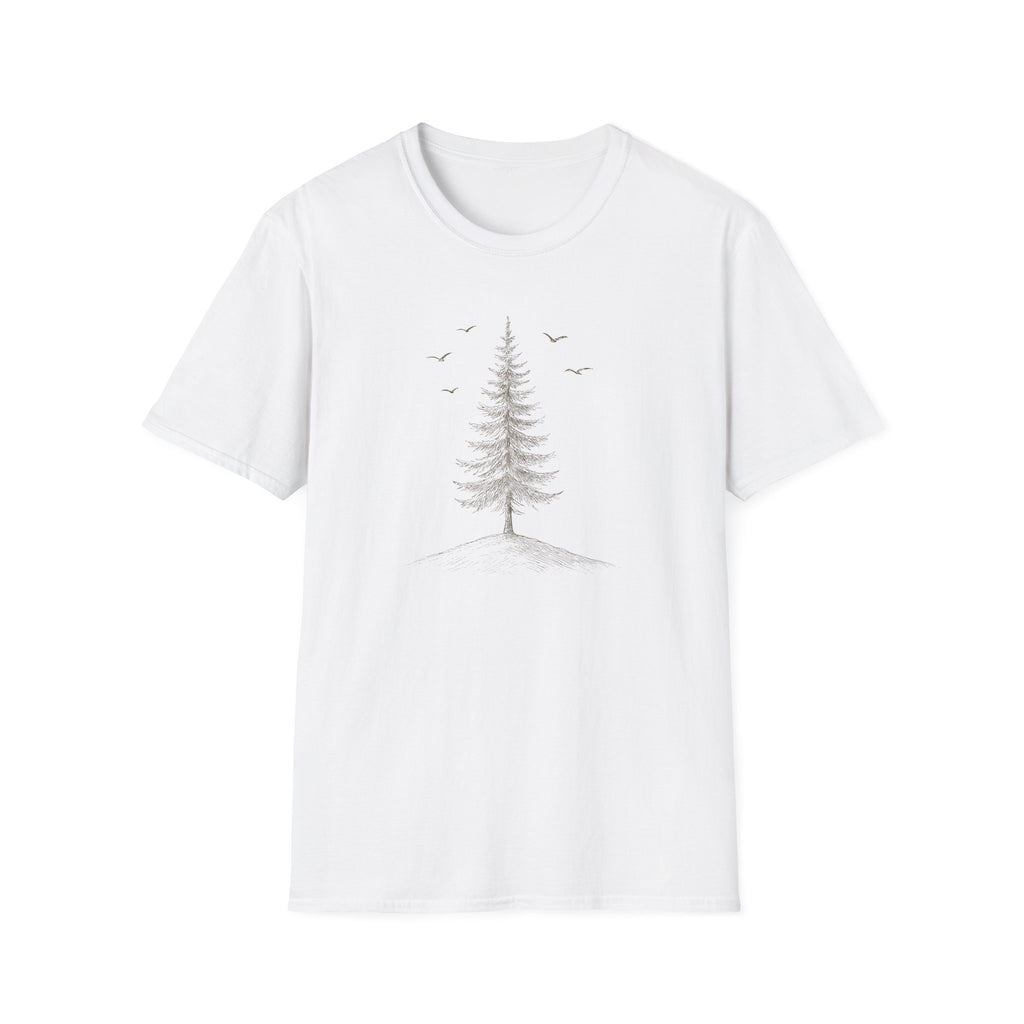 Hilltop tree silhouette T-Shirt