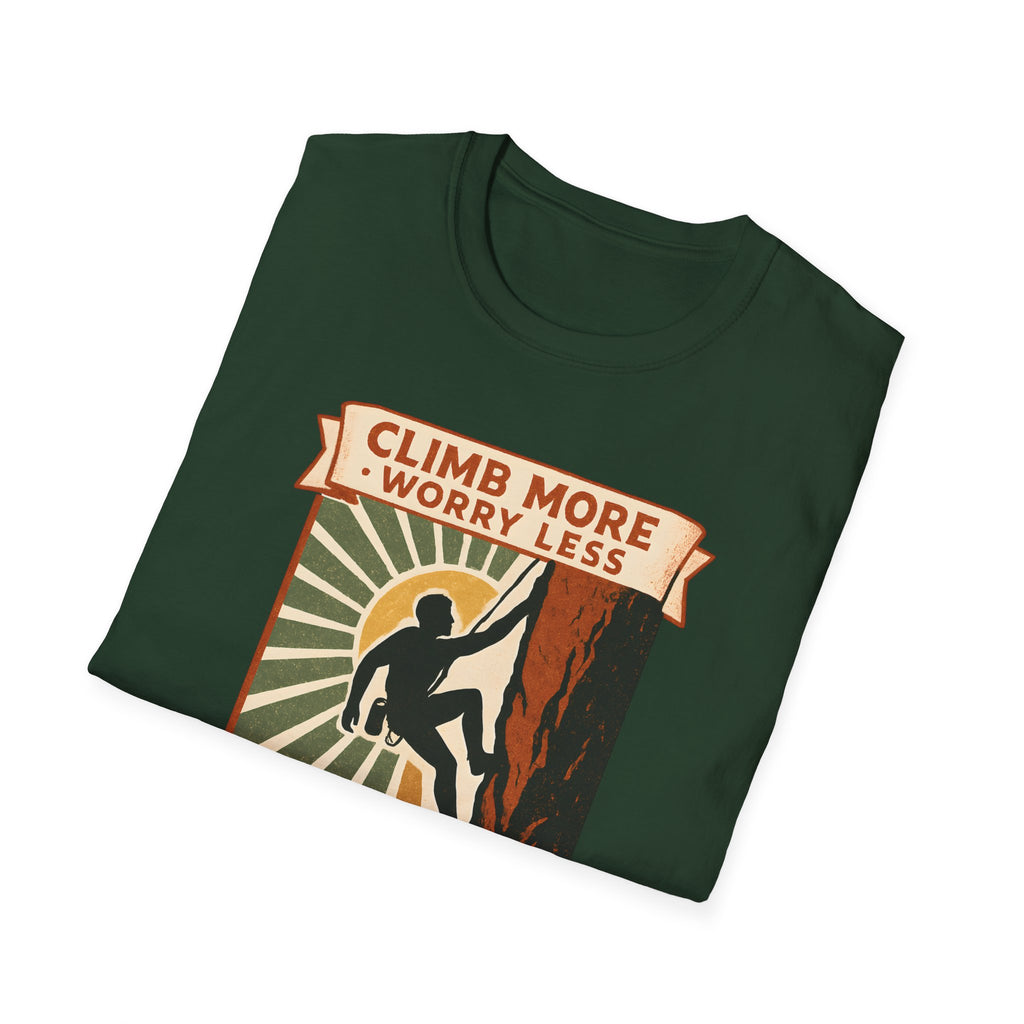 Climb More Worry Less T-Shirt