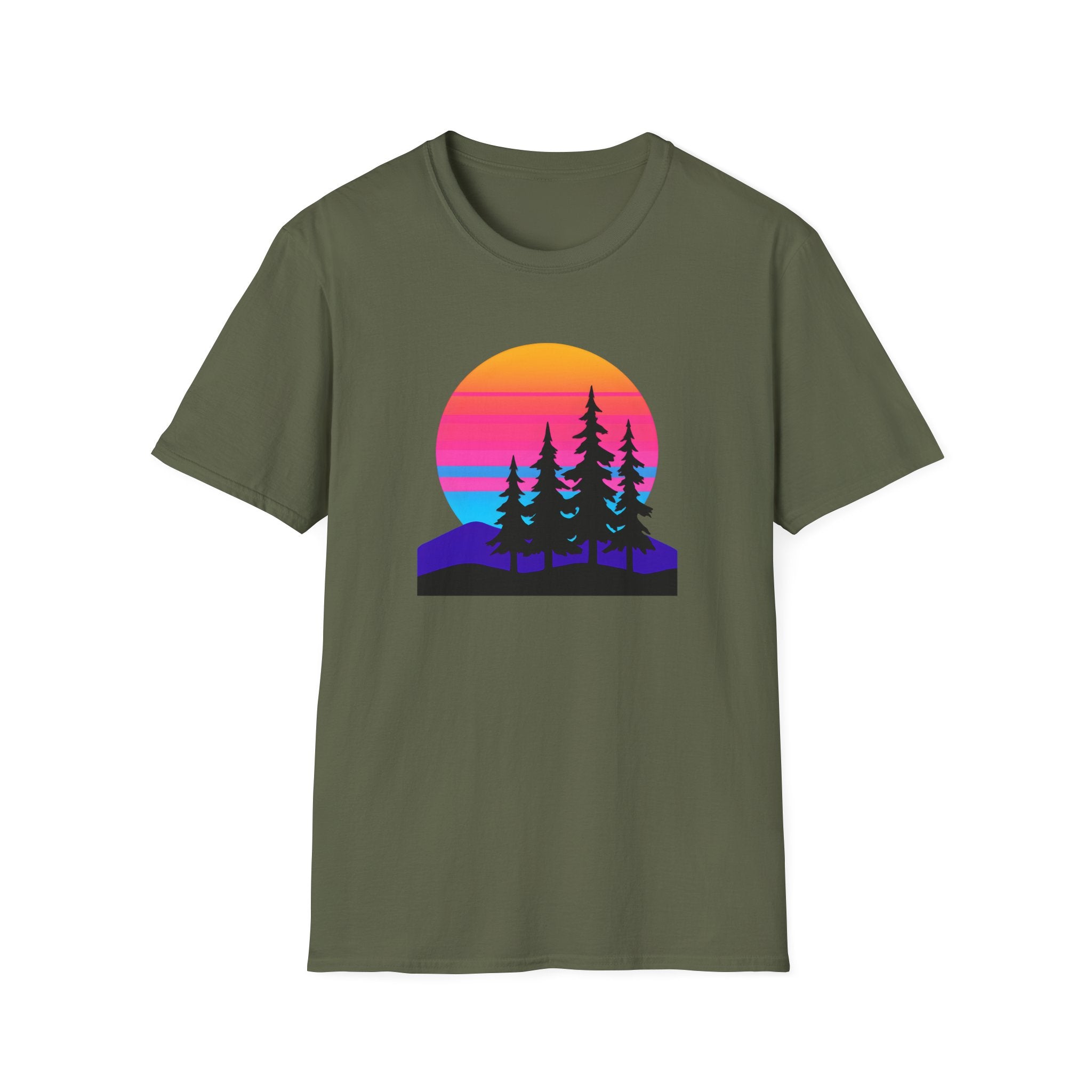 Sunset Pine Silhouettes T-Shirt