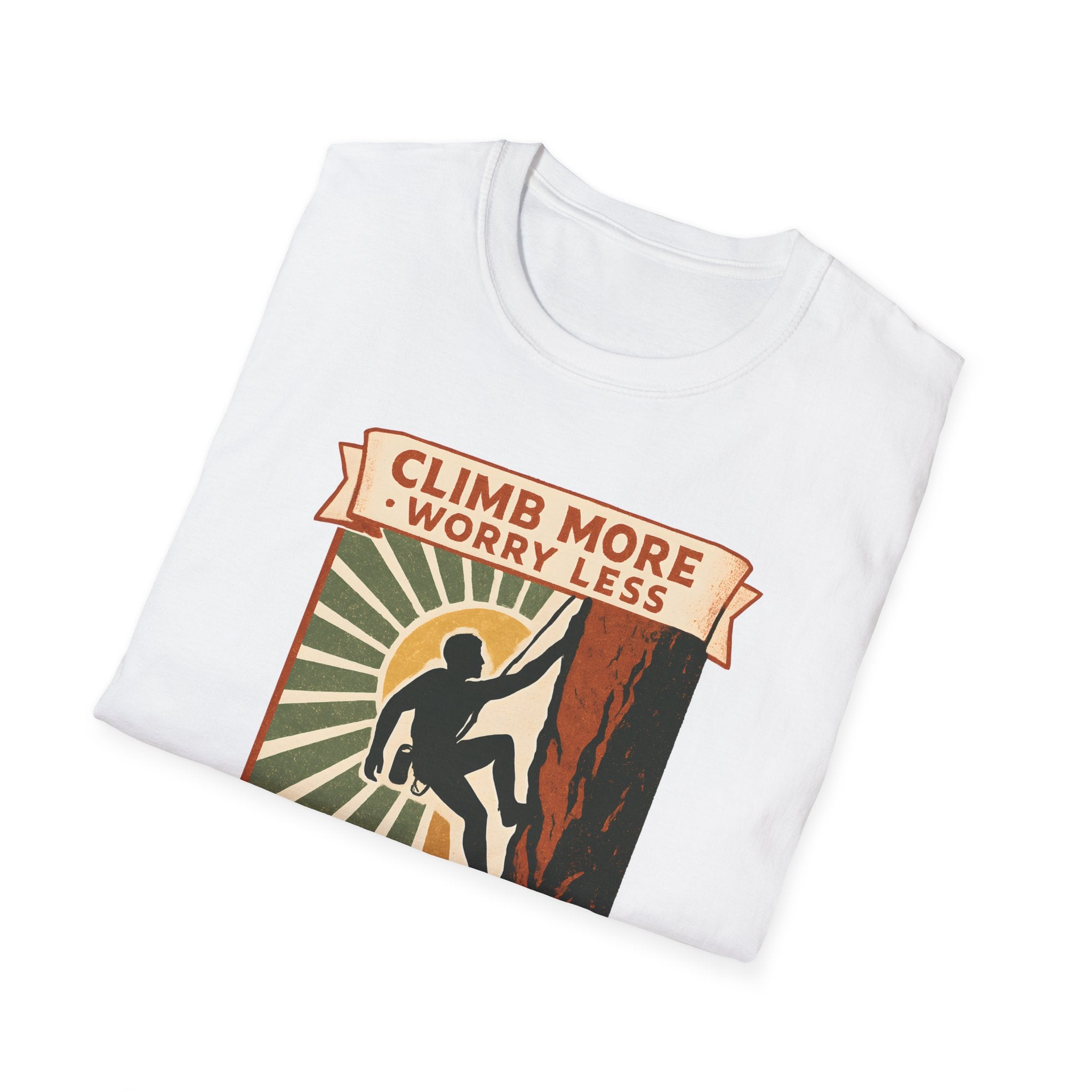 Climb More Worry Less T-Shirt