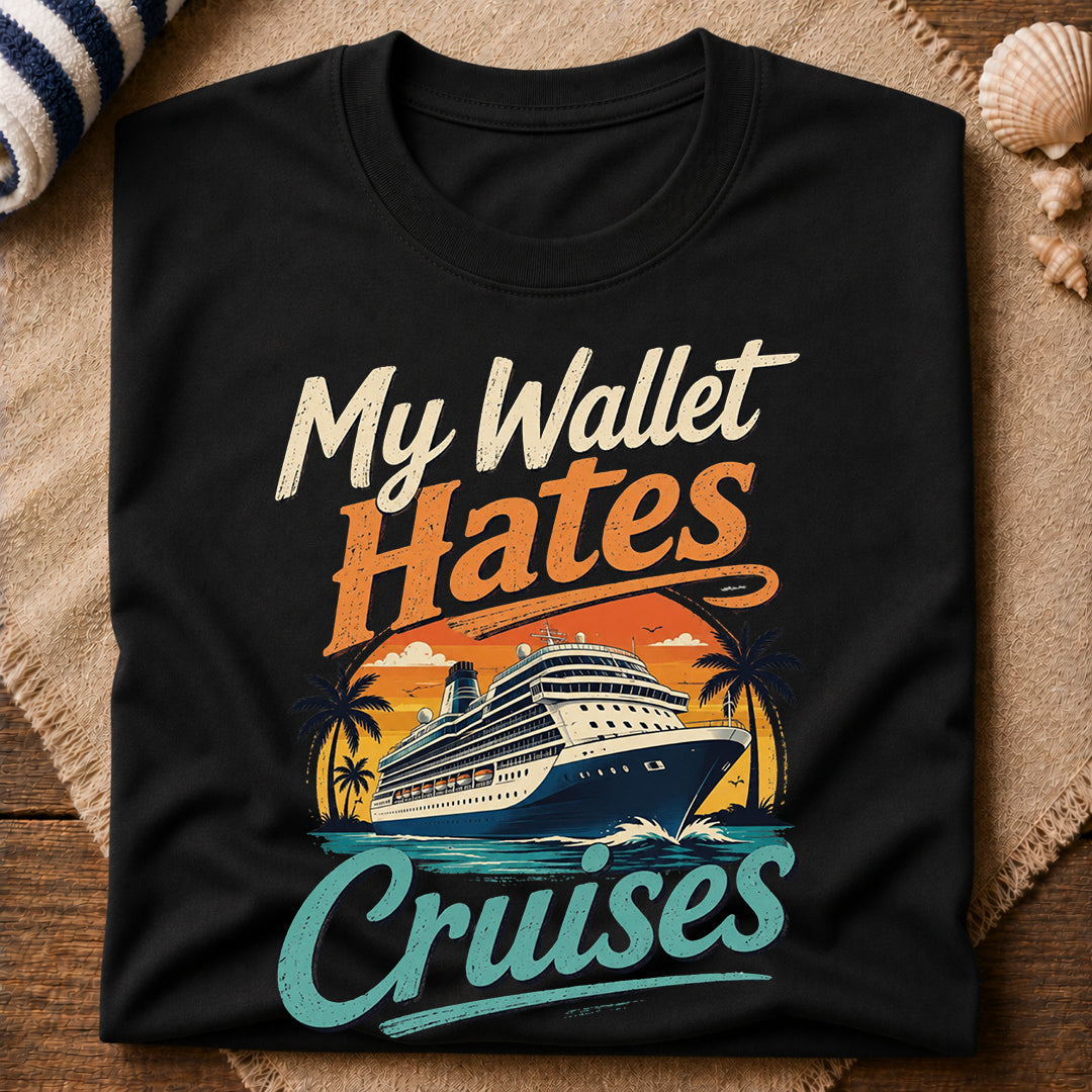 Wallet Hates Cruises T-Shirt