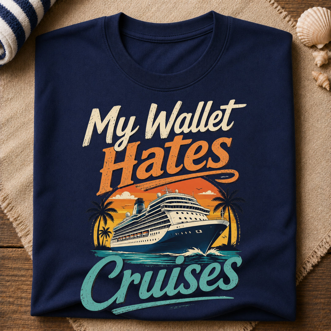 Wallet Hates Cruises T-Shirt