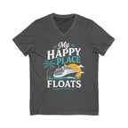 Happy Place Floats V-Neck Tee
