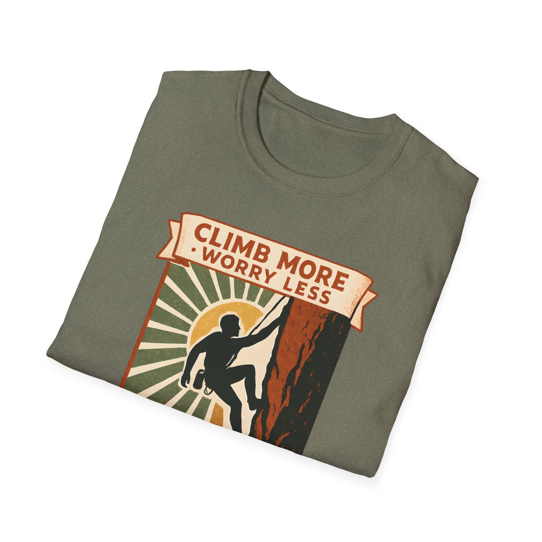 Climb More Worry Less T-Shirt
