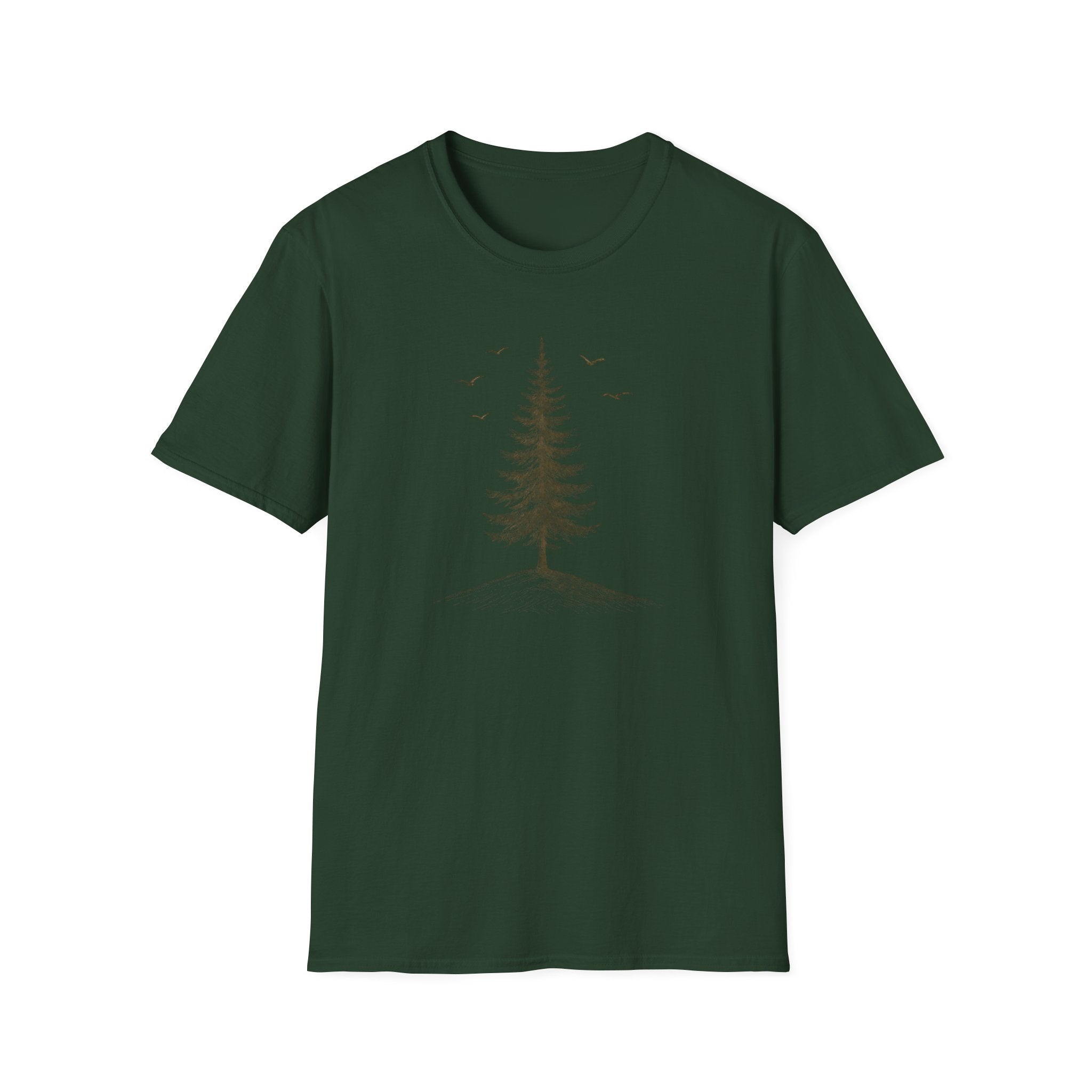 Hilltop tree silhouette T-Shirt