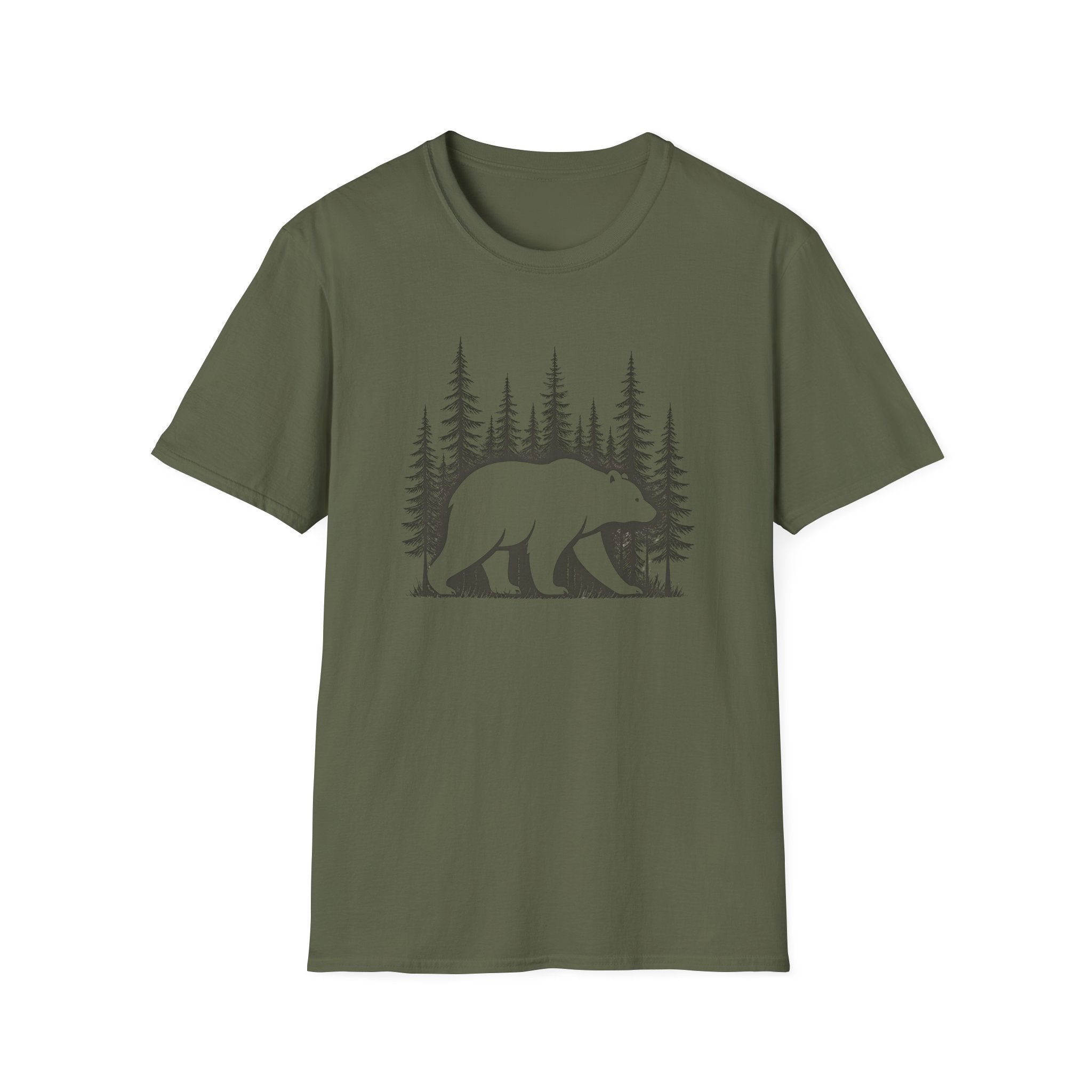 Forest Bear Silhouette T-Shirt