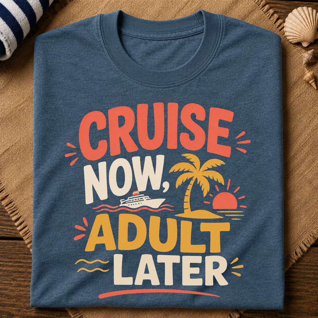 Cruise Now Adult T-Shirt