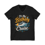 It's My Birthday Cruise V-Neck Tee