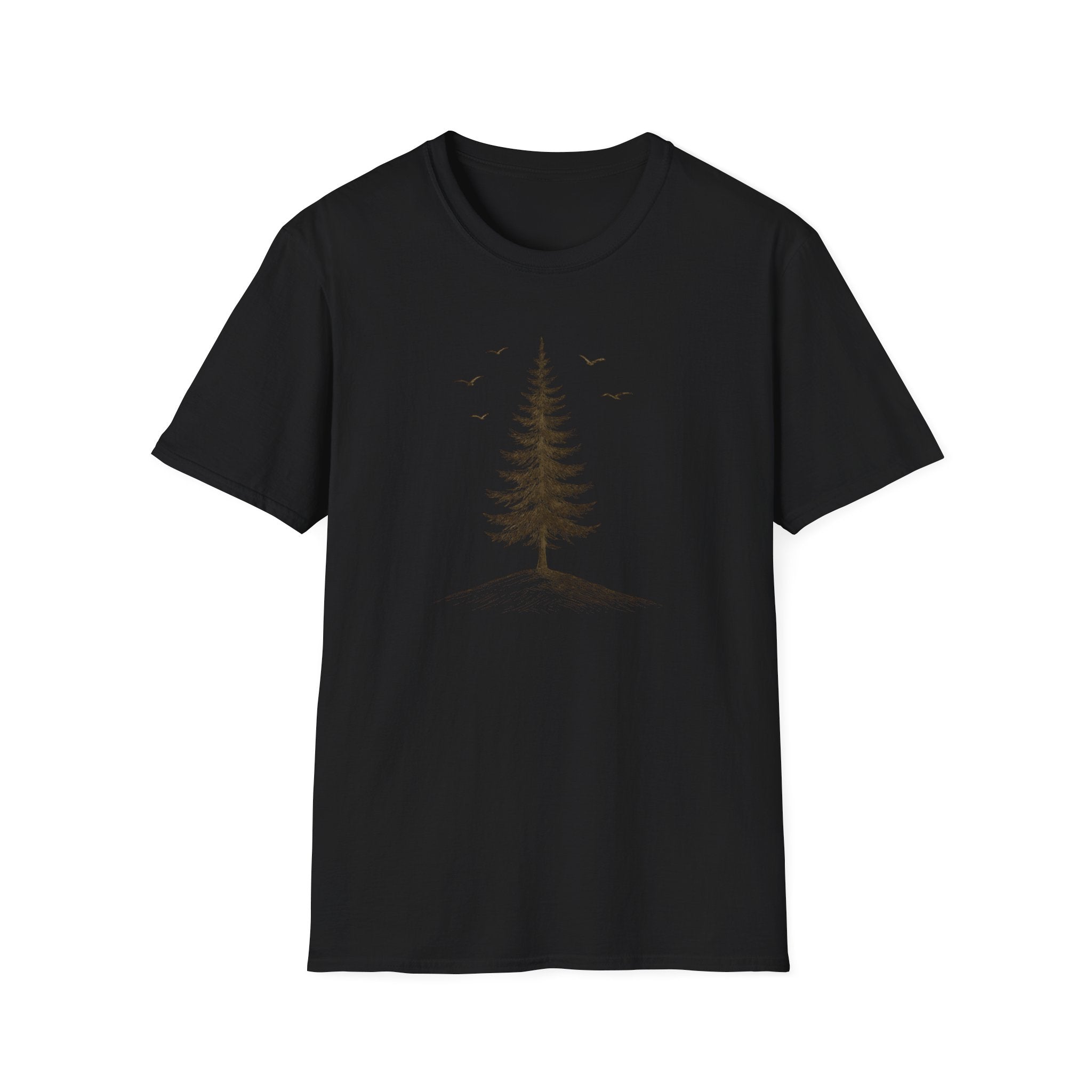 Hilltop tree silhouette T-Shirt