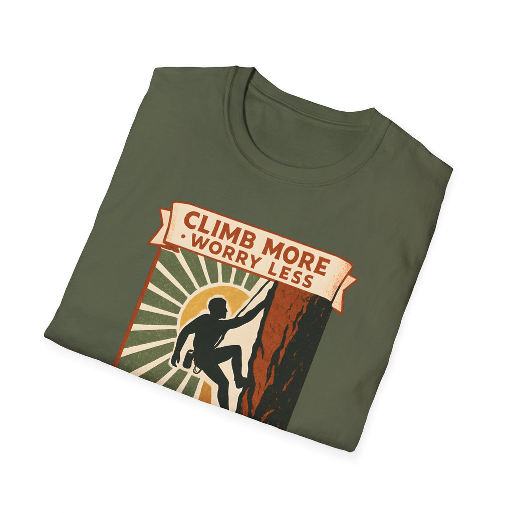 Climb More Worry Less T-Shirt