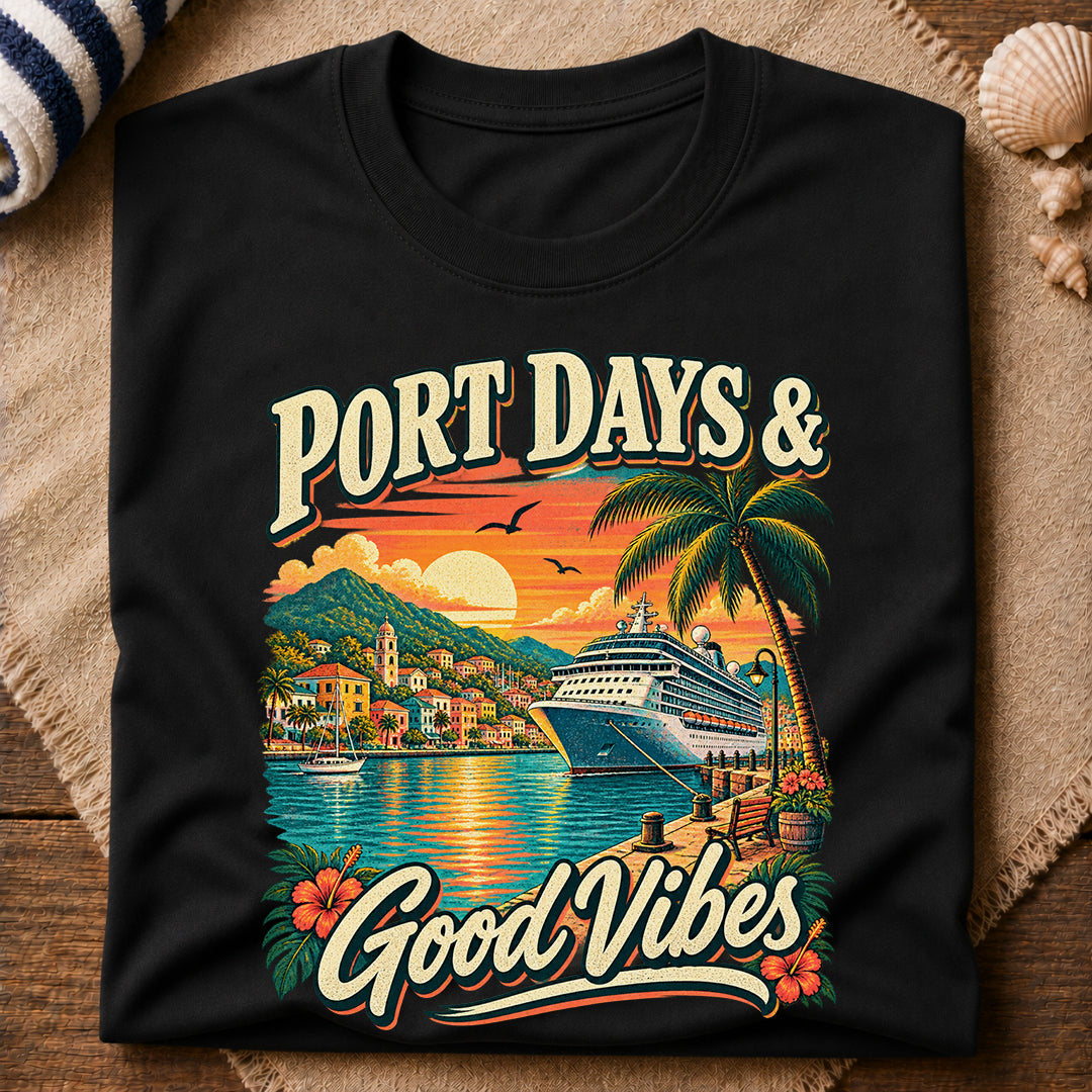 Port Days Good Vibes T-Shirt