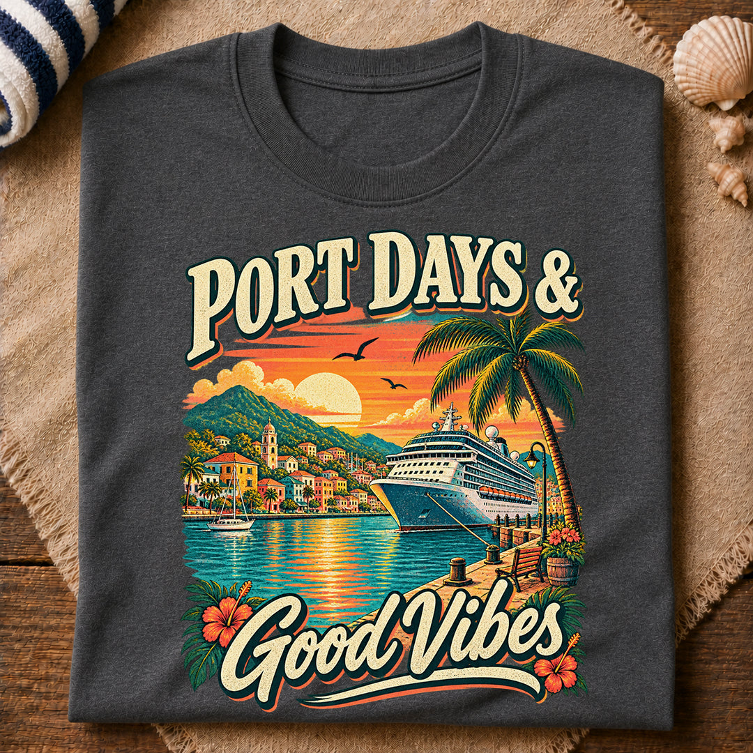 Port Days Good Vibes T-Shirt