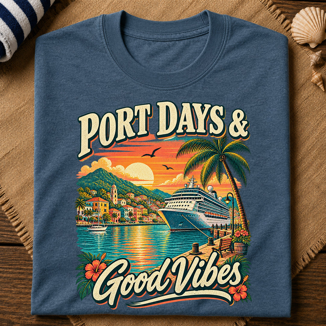 Port Days Good Vibes T-Shirt