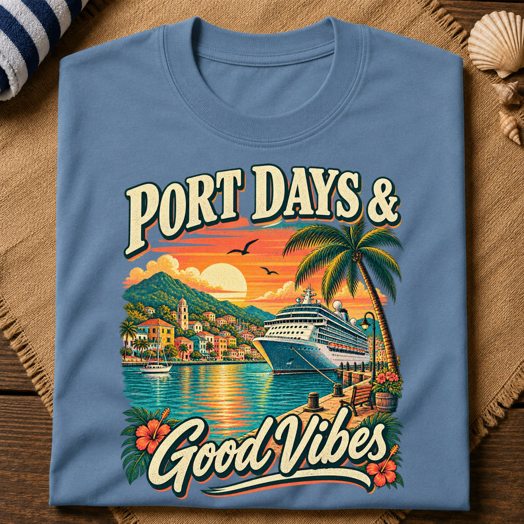 Port Days Good Vibes T-Shirt