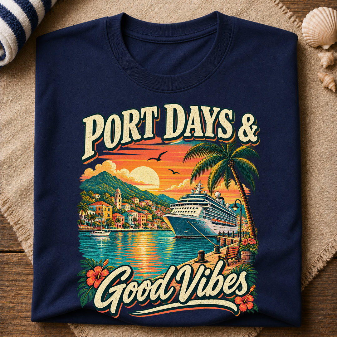 Port Days Good Vibes T-Shirt