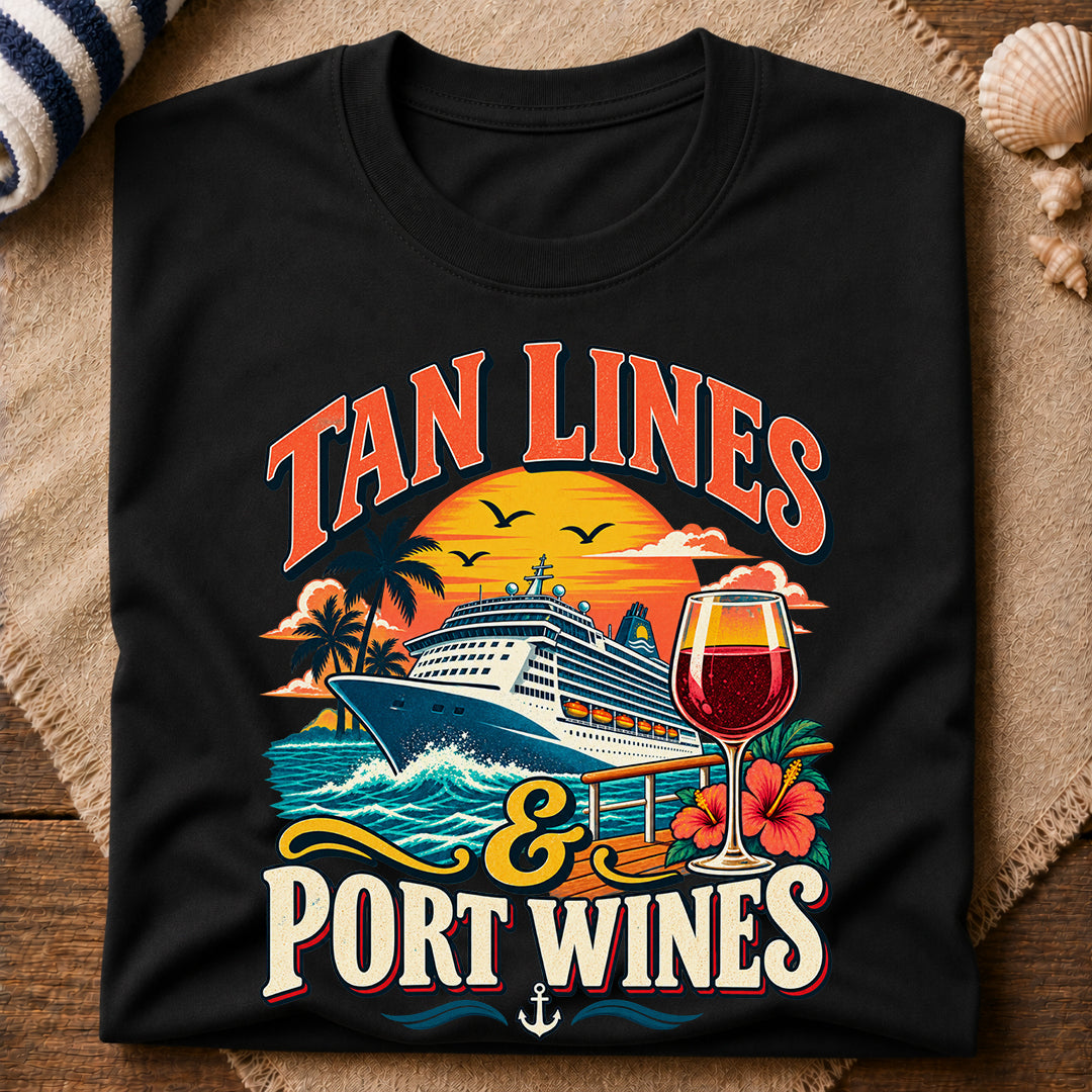 Tan Lines Port Wines T-Shirt