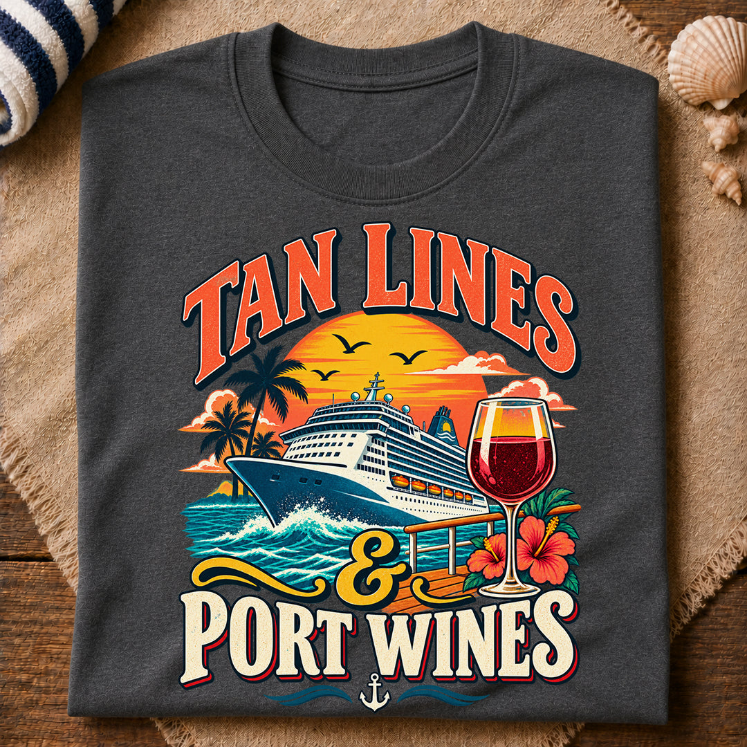 Tan Lines Port Wines T-Shirt