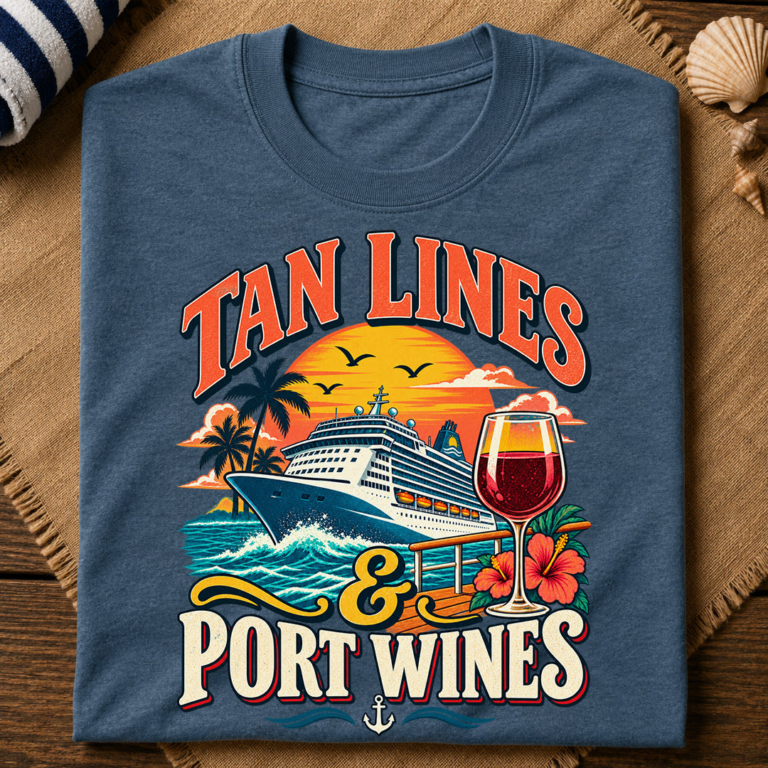 Tan Lines Port Wines T-Shirt