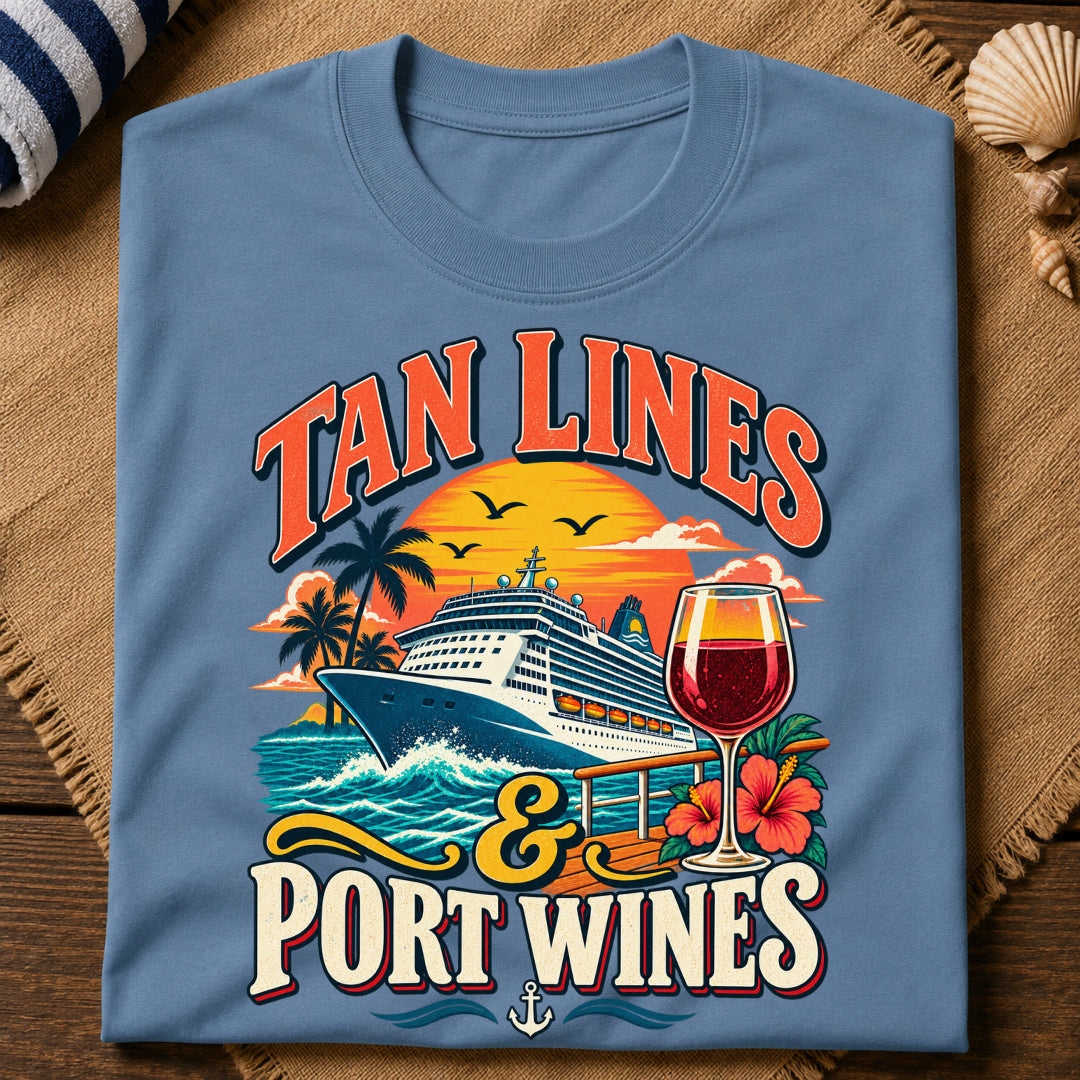 Tan Lines Port Wines T-Shirt