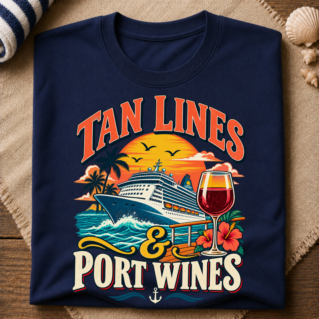 Tan Lines Port Wines T-Shirt