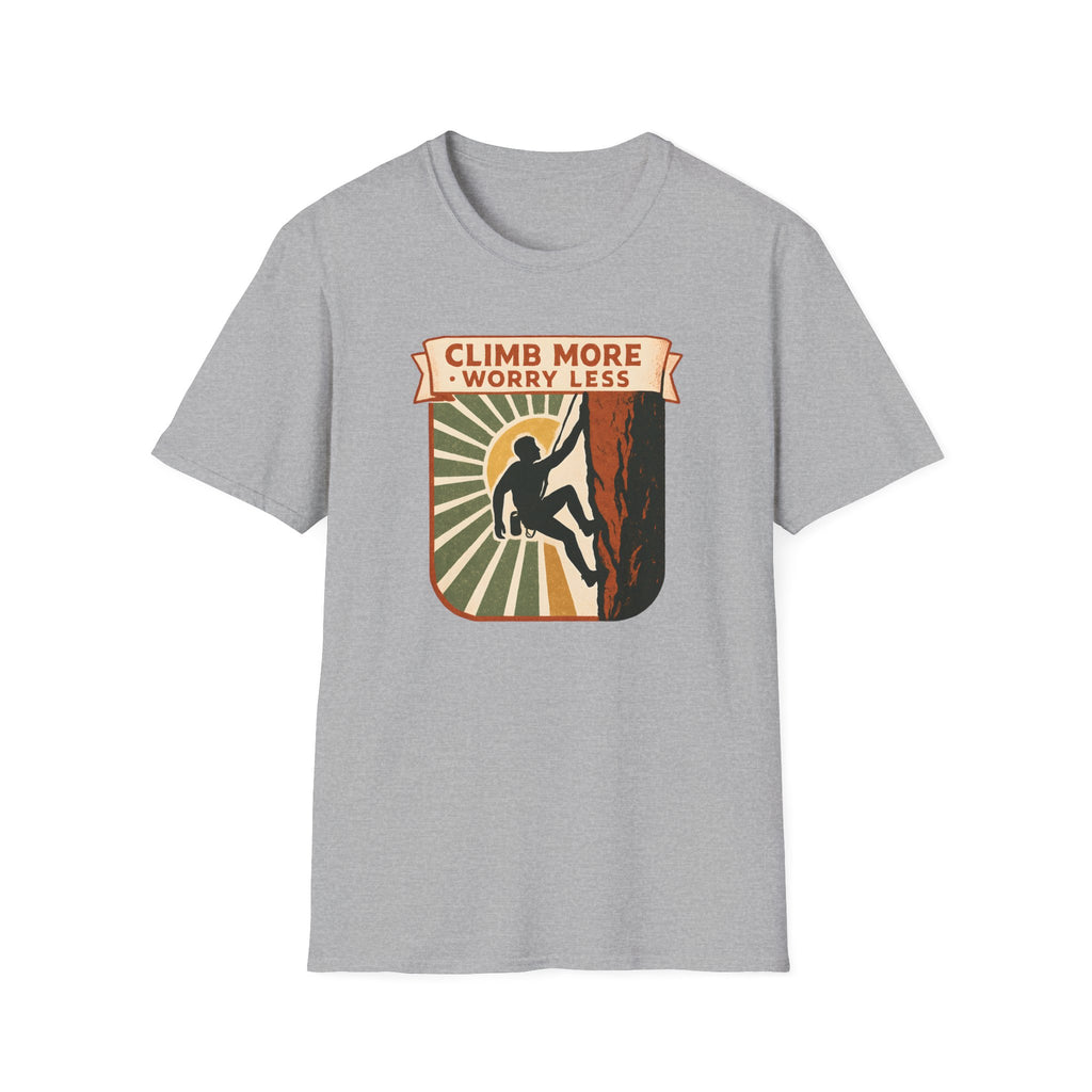 Climb More Worry Less T-Shirt