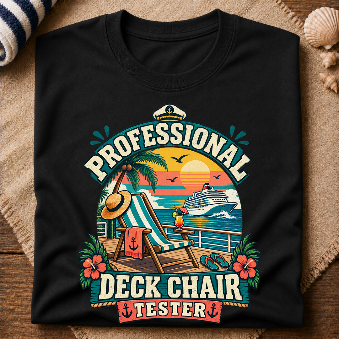 Professional Deck Chair Tester T-Shirt