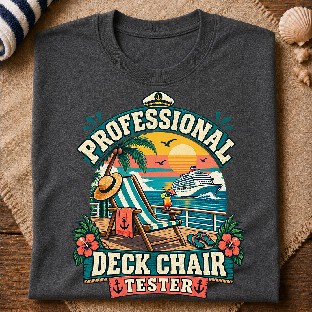 Professional Deck Chair Tester T-Shirt