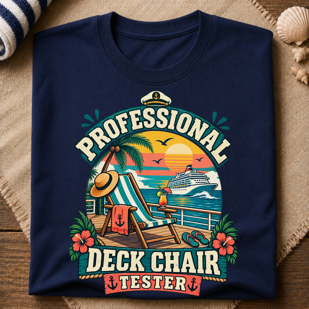Professional Deck Chair Tester T-Shirt