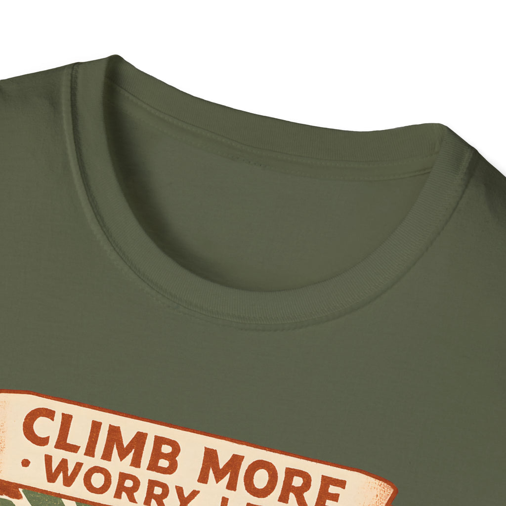 Climb More Worry Less T-Shirt