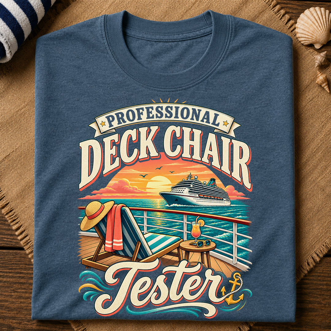 Professional Deck Chair Tester T-Shirt