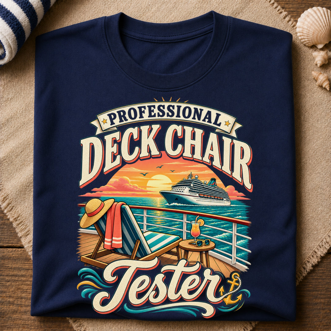 Professional Deck Chair Tester T-Shirt