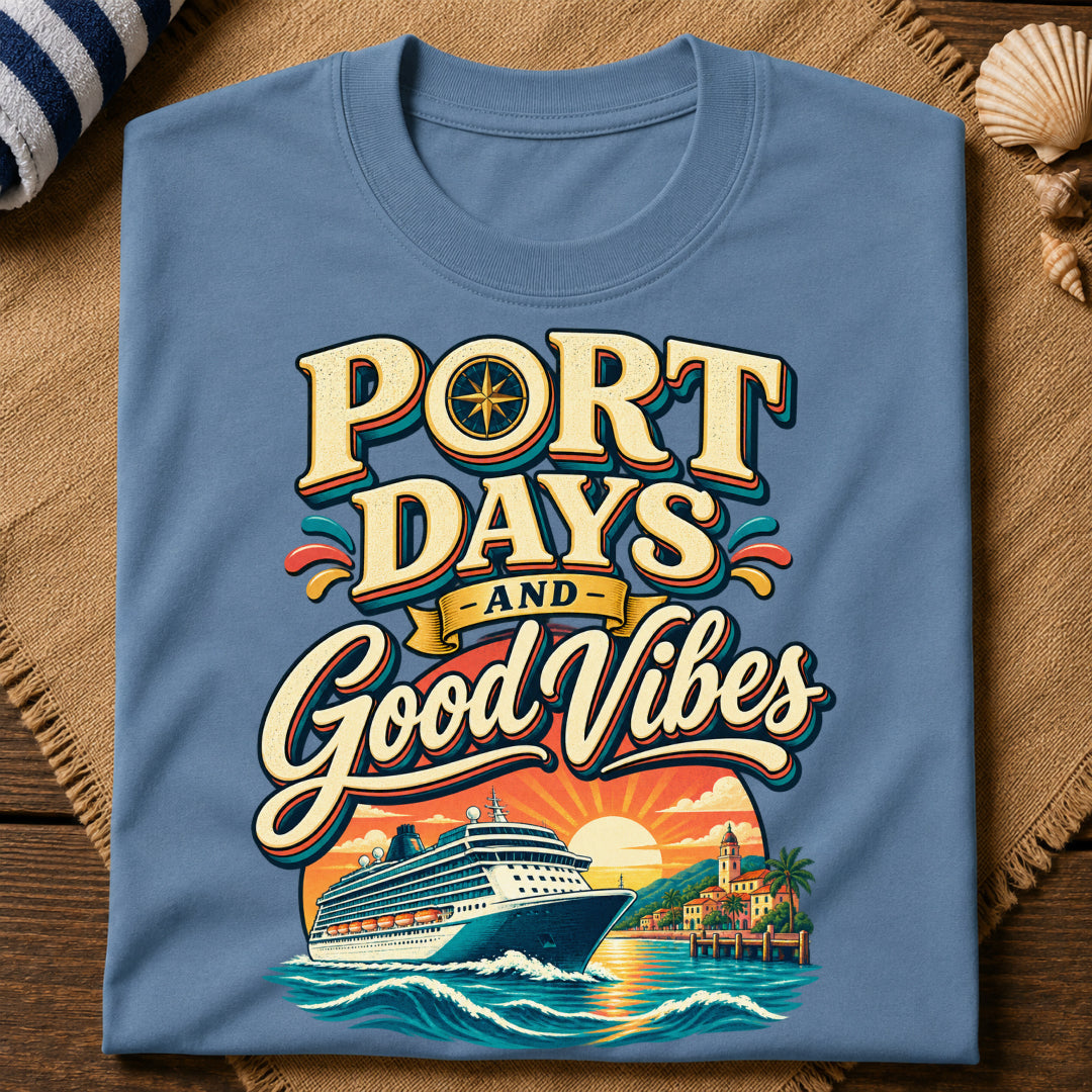 Port Days Good Vibes T-Shirt