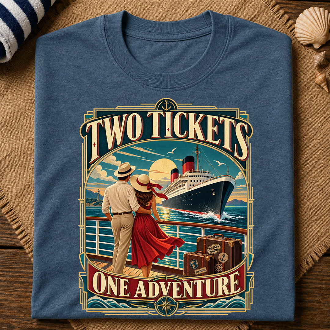Two Tickets One Adventure T-Shirt