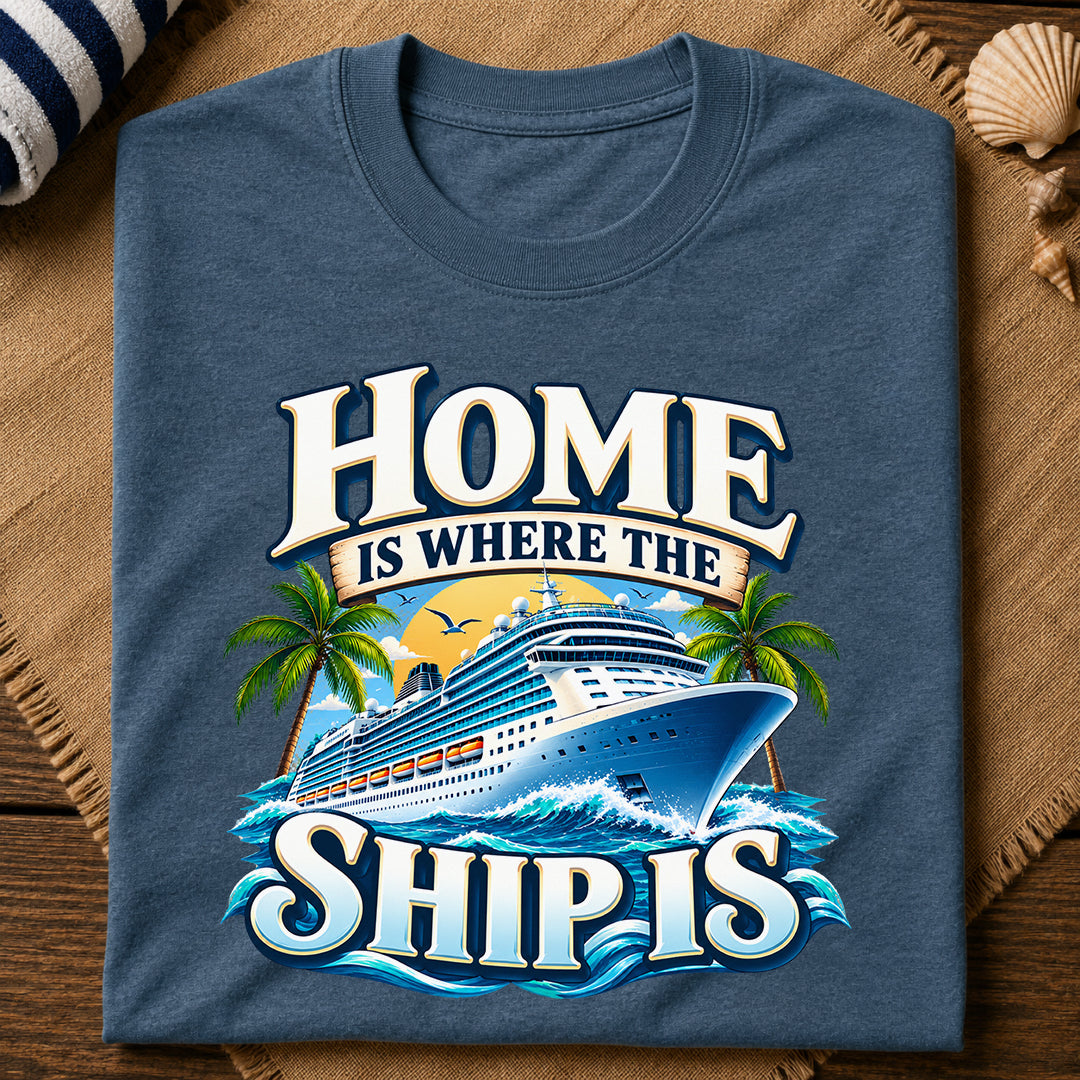 Home Where Ship Is T-Shirt