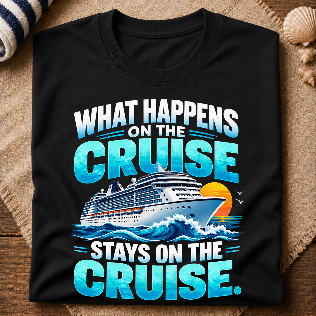 What Happens On Cruise T-Shirt