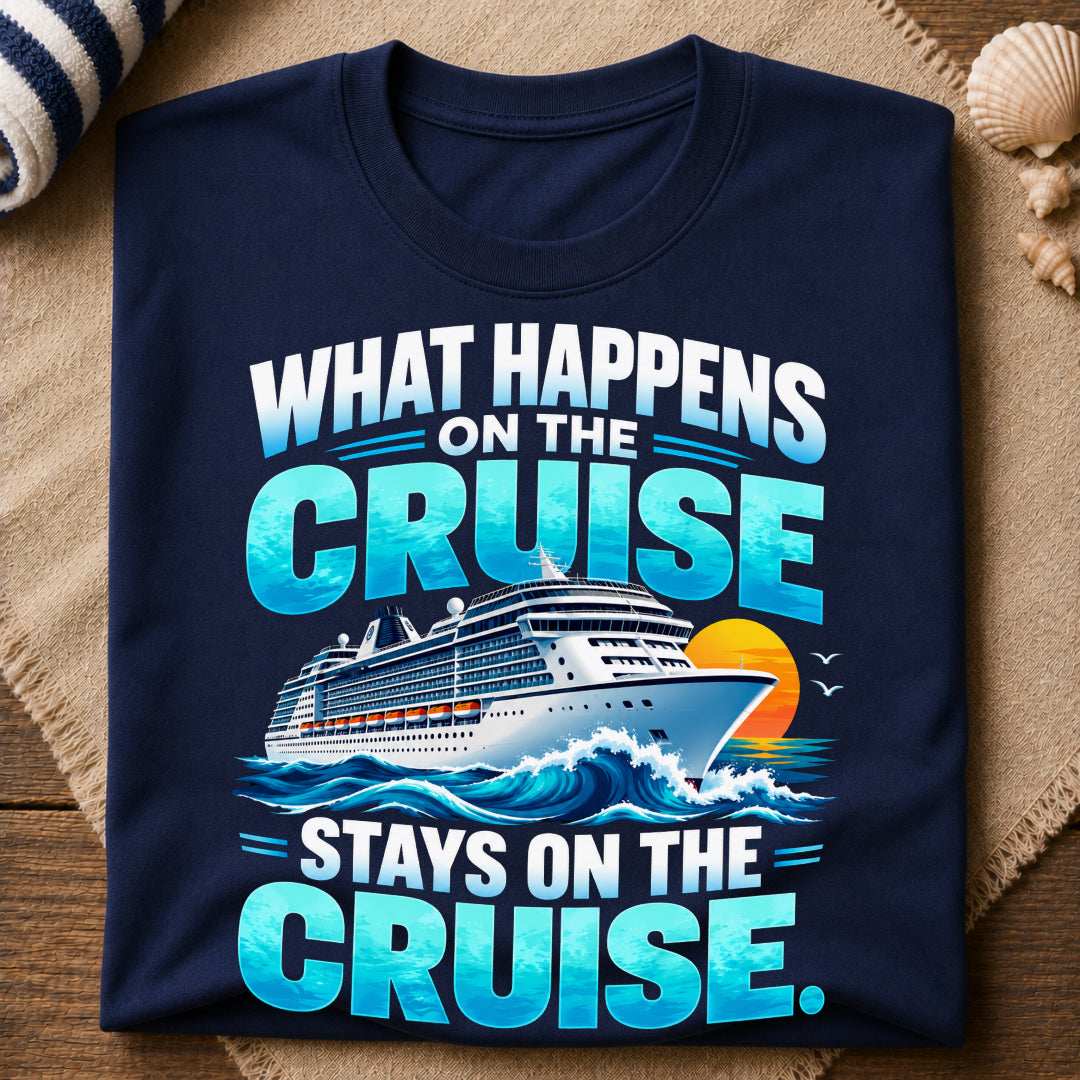What Happens On Cruise T-Shirt