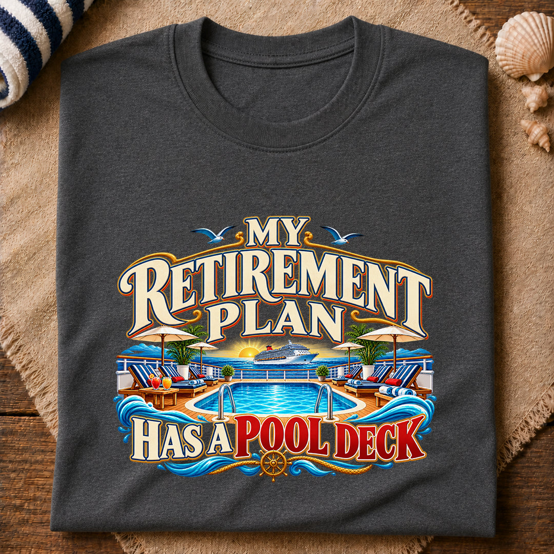Retirement Pool Deck T-Shirt