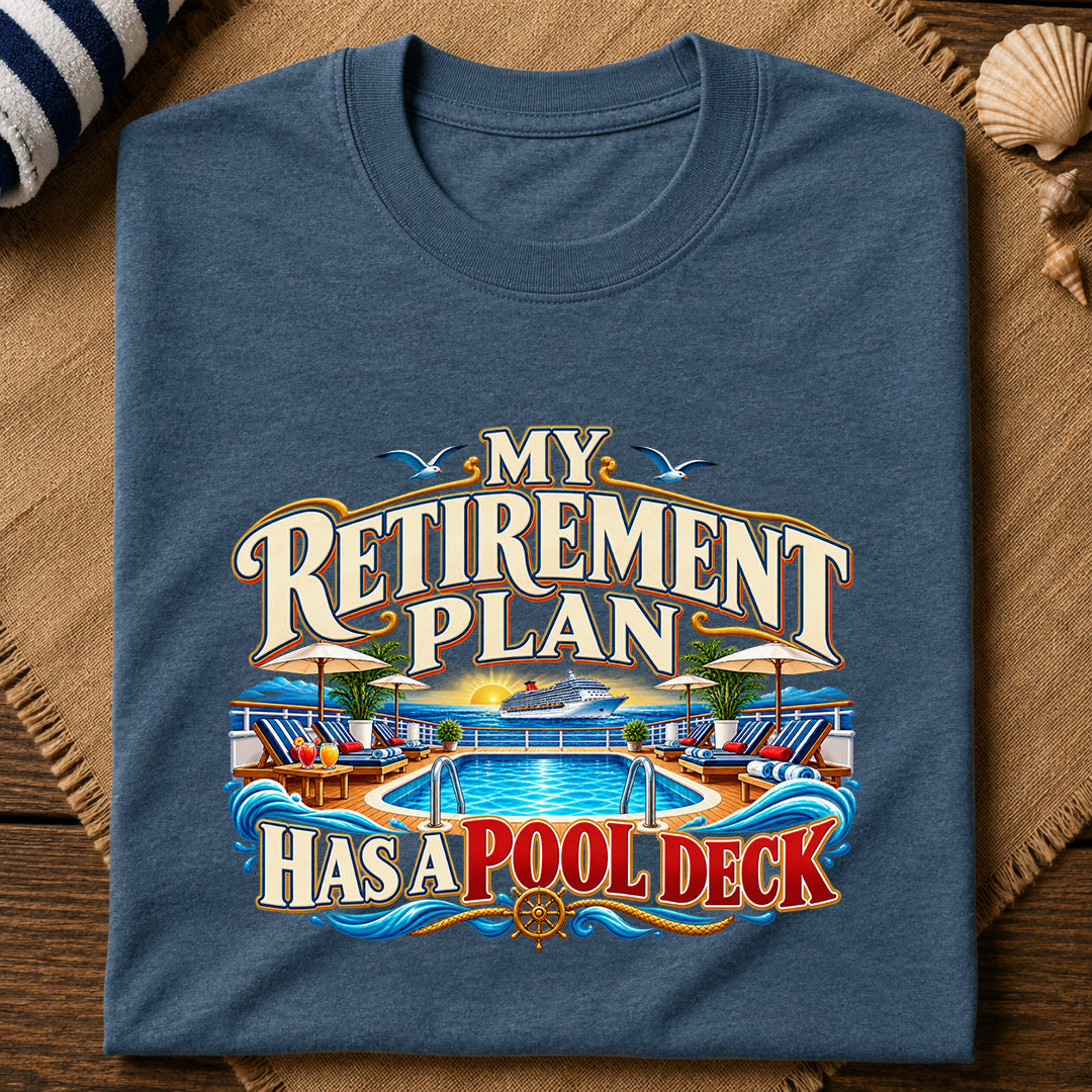 Retirement Pool Deck T-Shirt