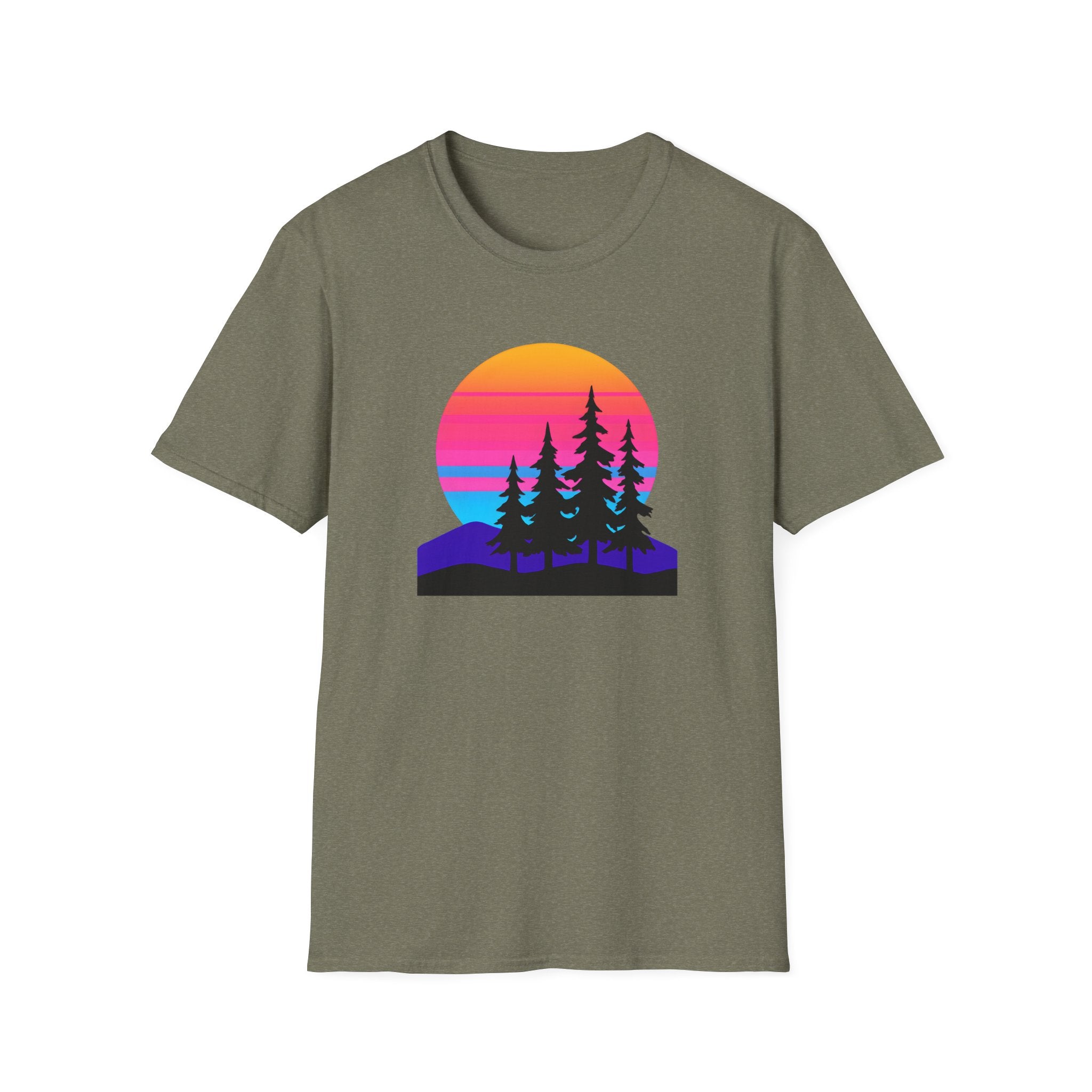 Sunset Pine Silhouettes T-Shirt