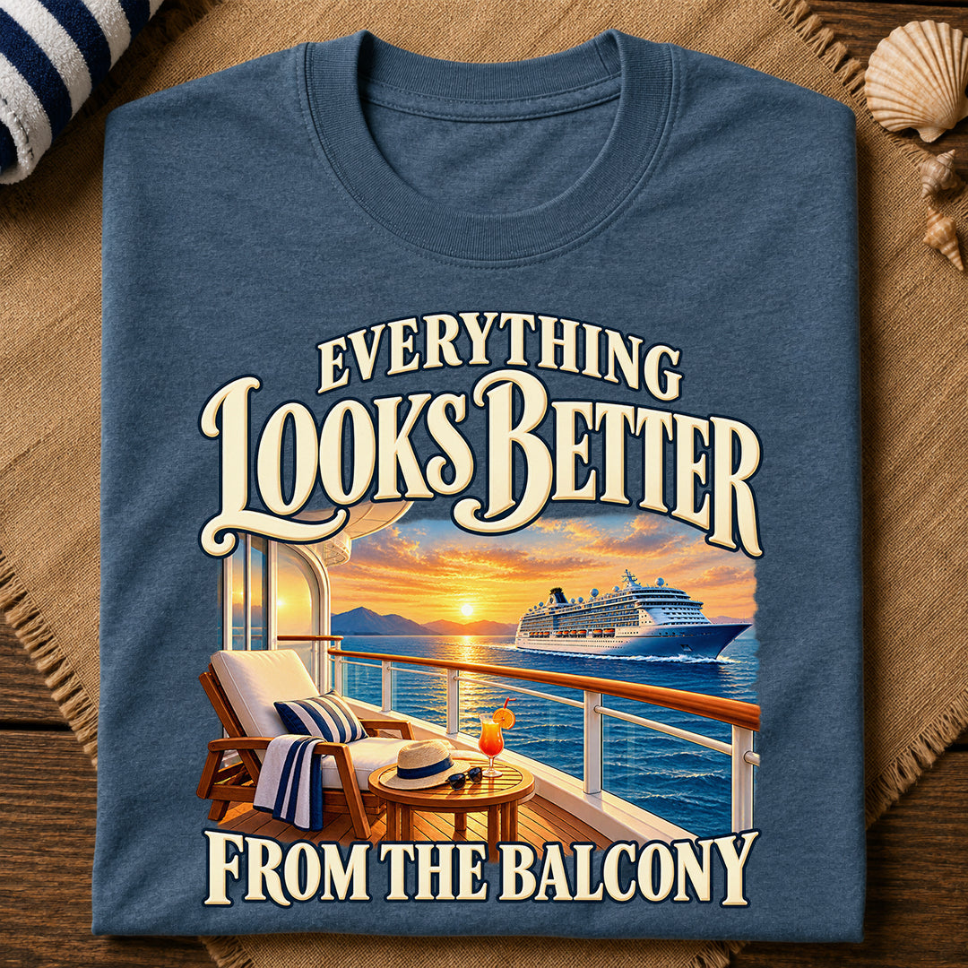 Balcony Looks Better T-Shirt