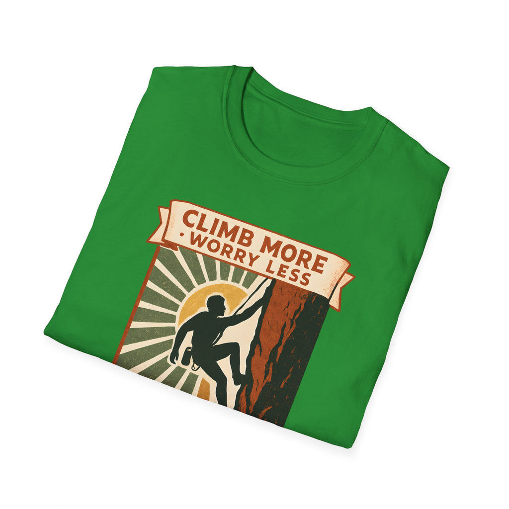 Climb More Worry Less T-Shirt
