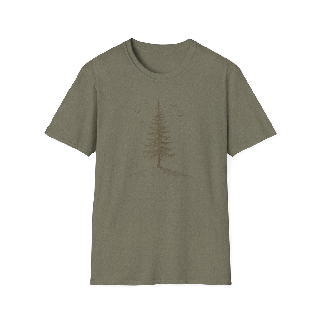 Hilltop tree silhouette T-Shirt