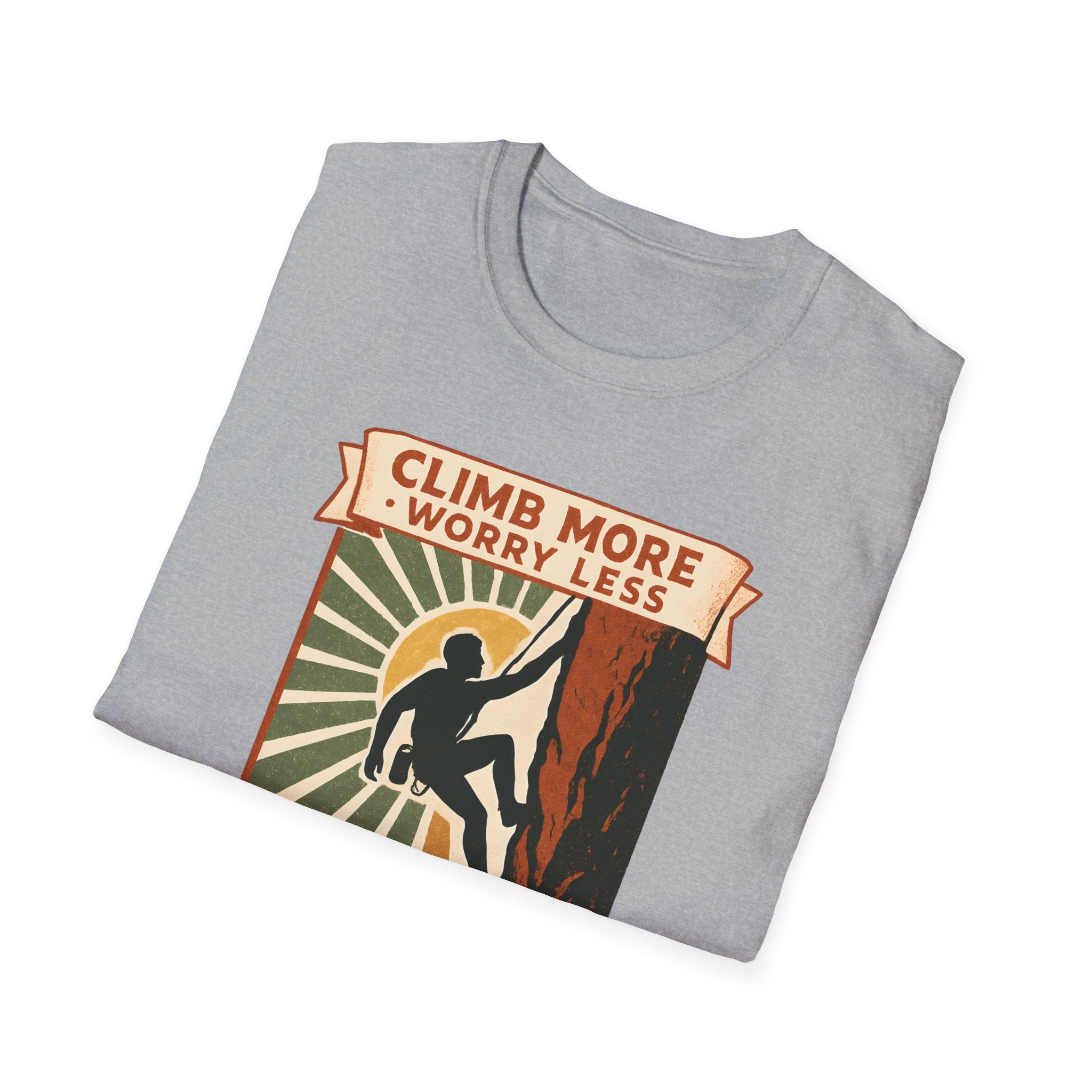 Climb More Worry Less T-Shirt