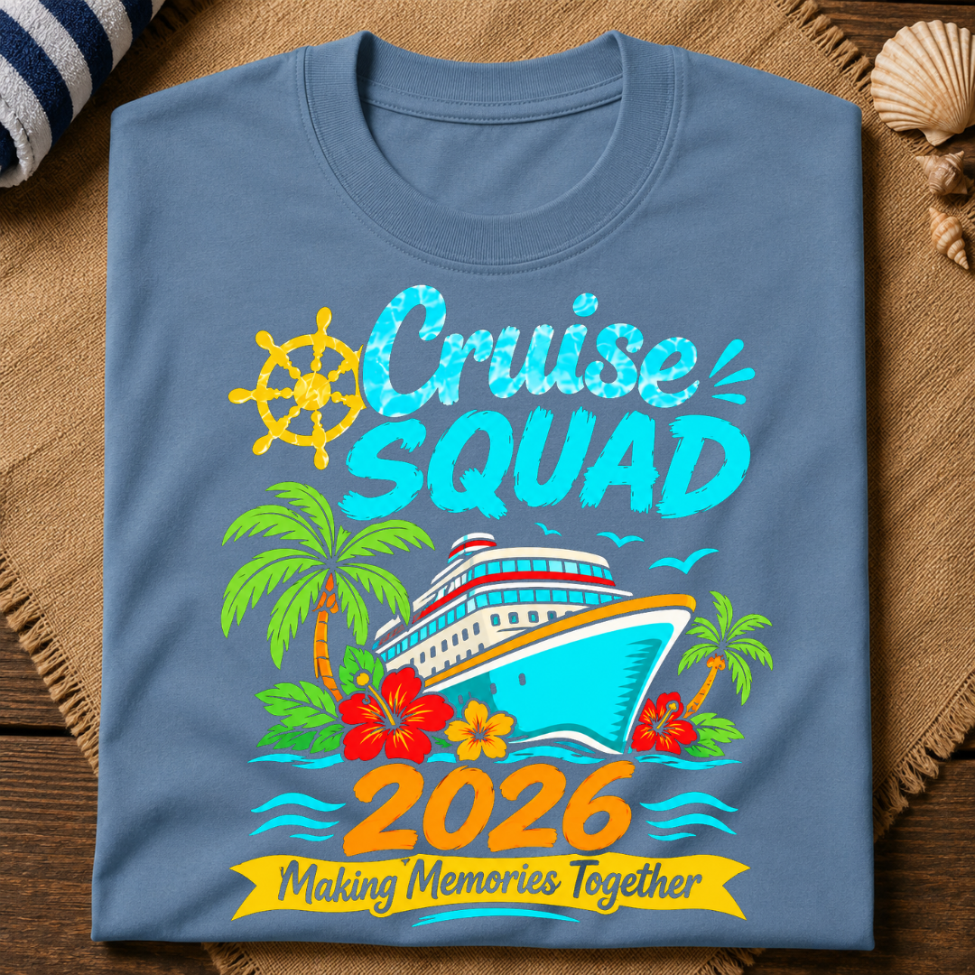 Cruise Squad 2026 Memories T-Shirt