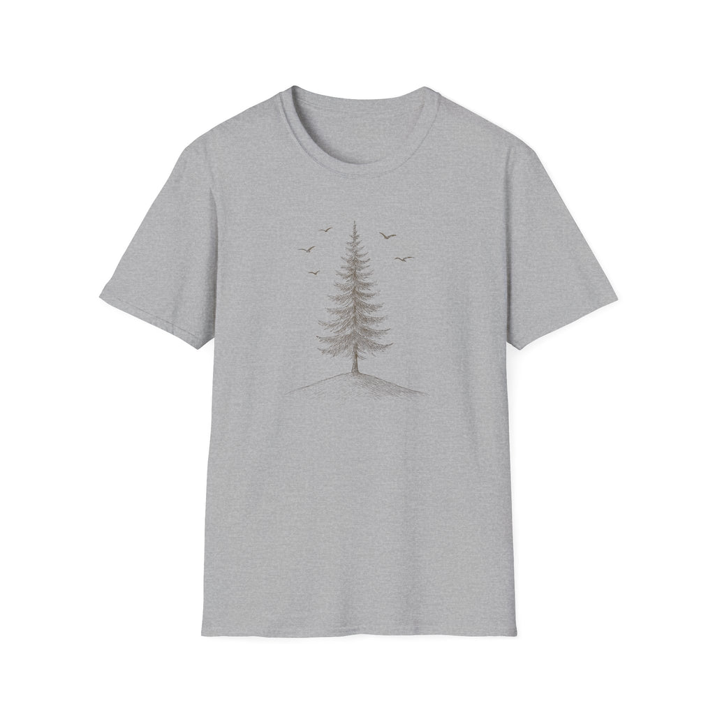 Hilltop tree silhouette T-Shirt