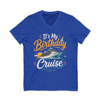 It's My Birthday Cruise V-Neck Tee