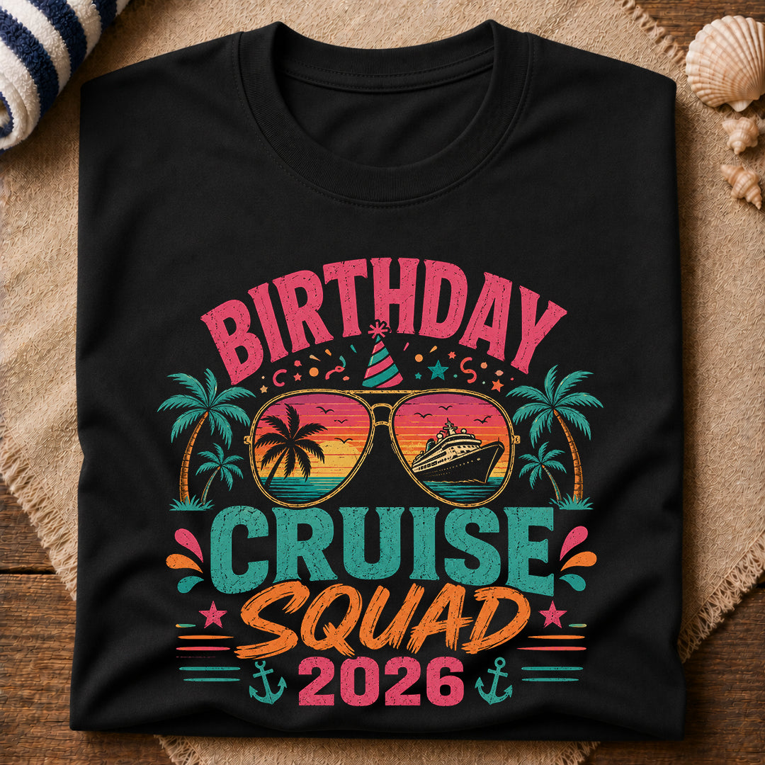 Birthday Cruise Squad T-Shirt