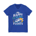 Happy Place Floats V-Neck Tee