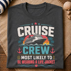 Wearing Life Jacket T-Shirt